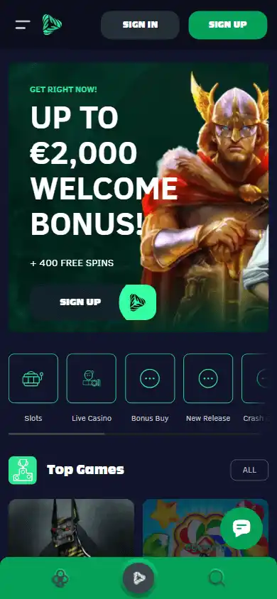 GreenSpin Casino screenshot 4