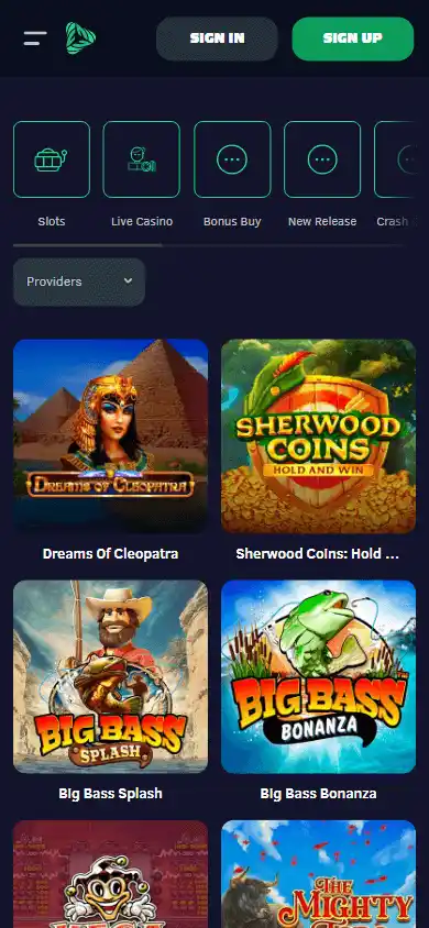 GreenSpin Casino screenshot 5