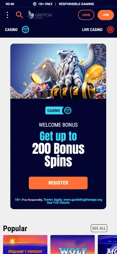 Griffon Casino screenshot 4