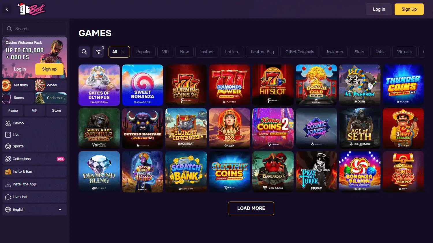 GT.Bet Casino screenshot 2