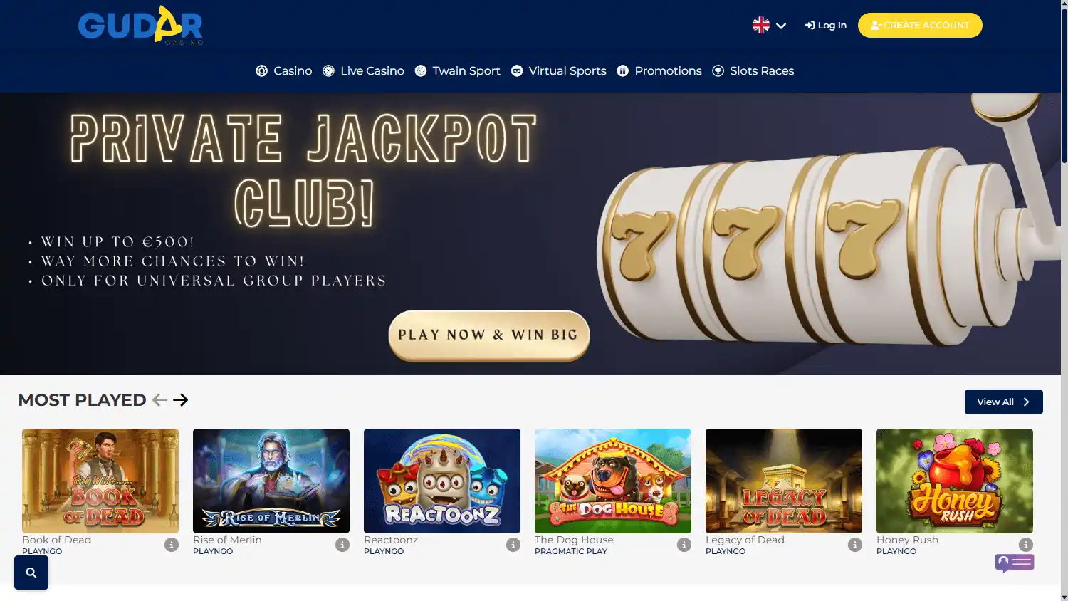 Gudar Casino screenshot 1