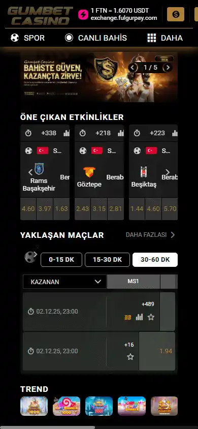 Gumbet Casino screenshot 4