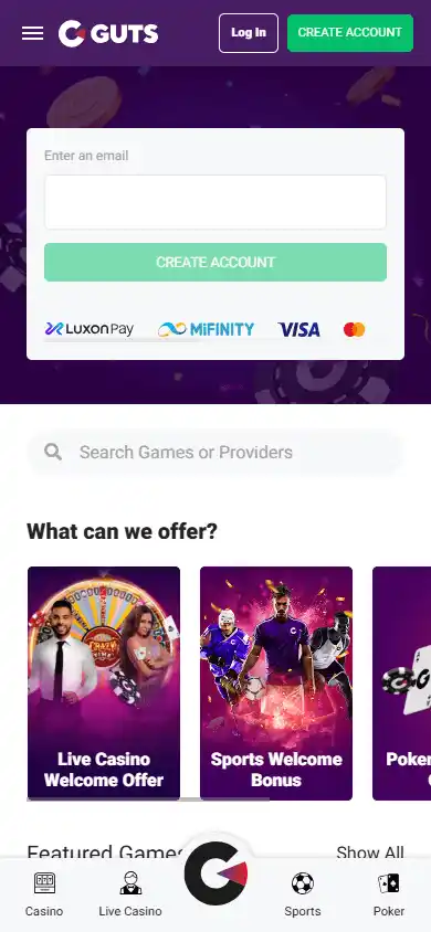Guts Casino screenshot 4
