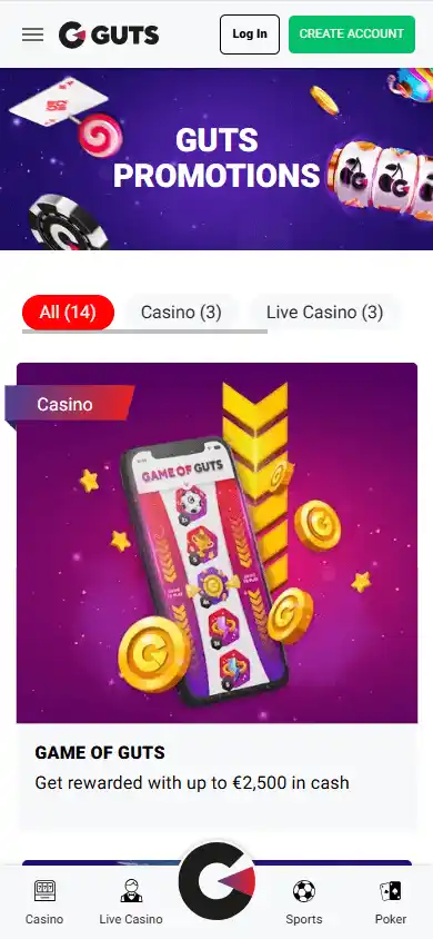 Guts Casino screenshot 6