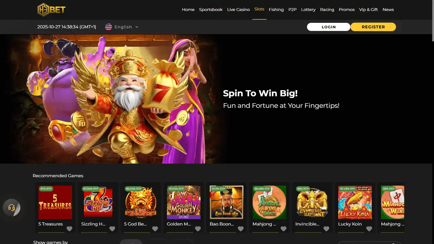 H3bet Casino screenshot 2