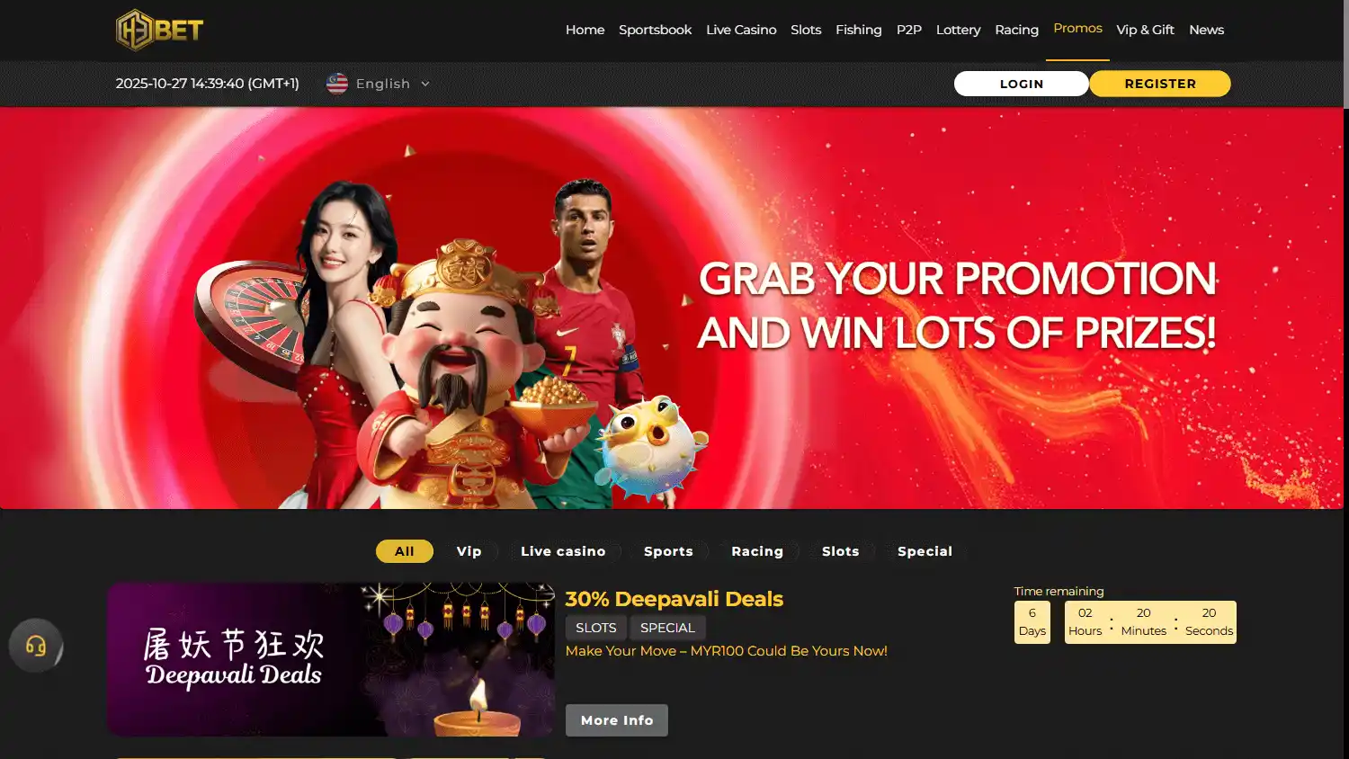 H3bet Casino screenshot 3