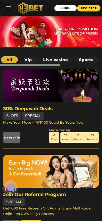 H3bet Casino screenshot 6