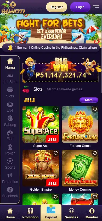 HAHA777 Casino screenshot 4