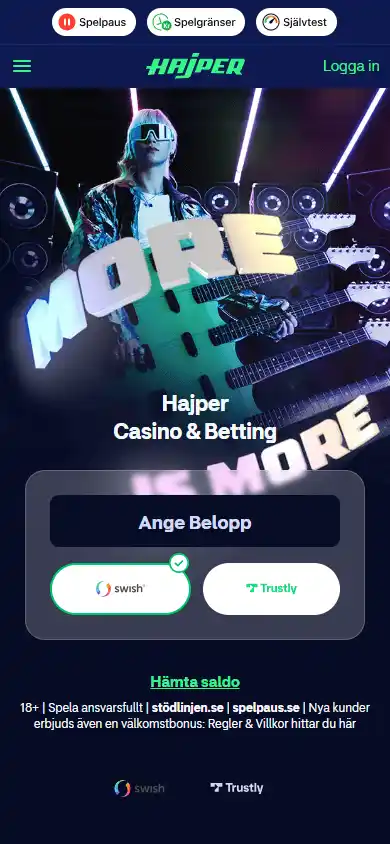 Hajper Casino screenshot 5