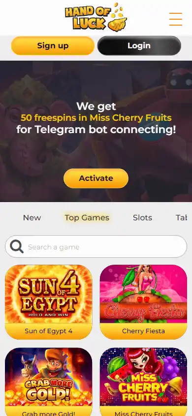 Hand of Luck Casino screenshot 4