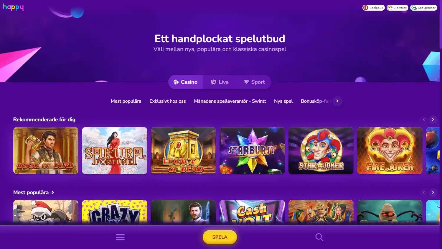 Happy Casino screenshot 3