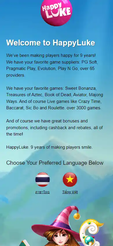 Happy Luke Casino screenshot 4