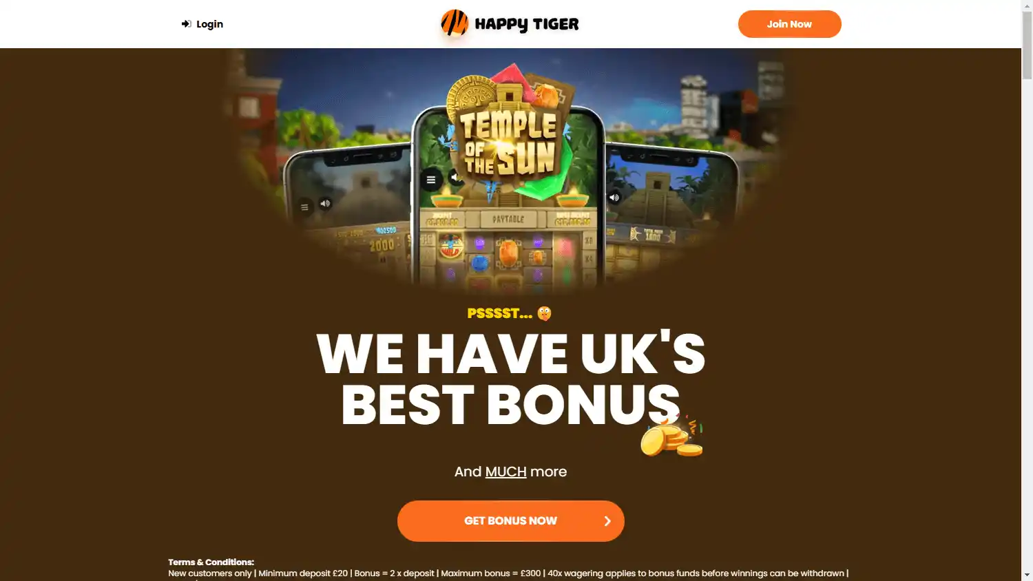 Happy Tiger Casino screenshot 2