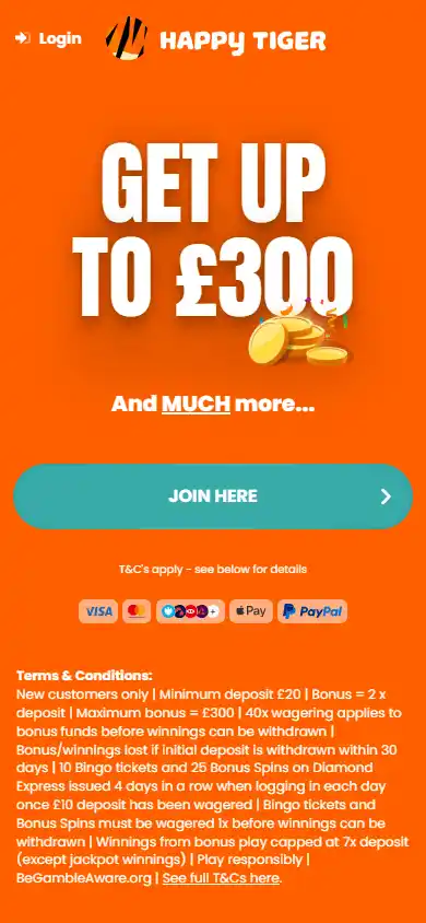 Happy Tiger Casino screenshot 3