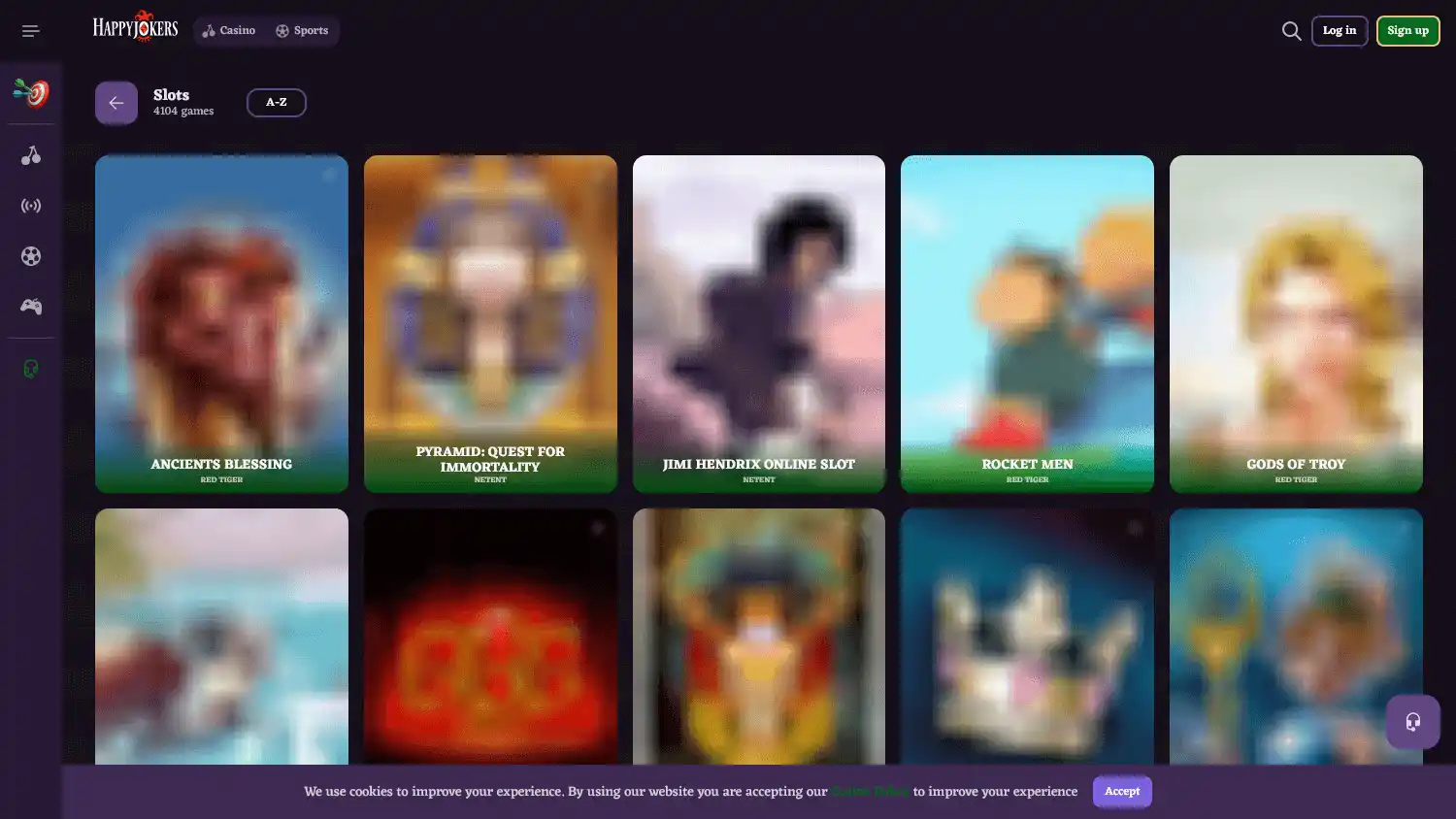 Happyjokers Casino screenshot 2