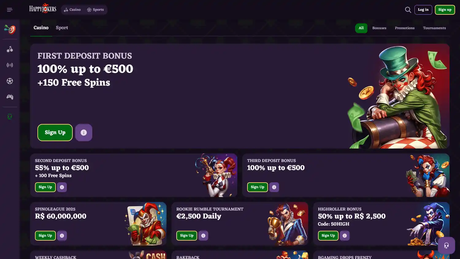 Happyjokers Casino screenshot 3