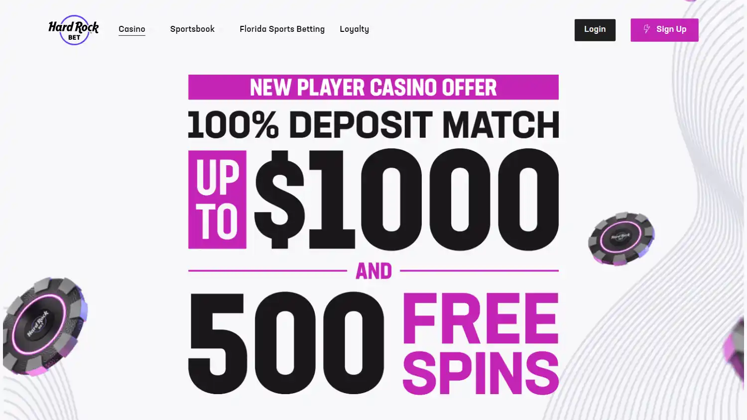 Hard Rock Bet Casino screenshot 1