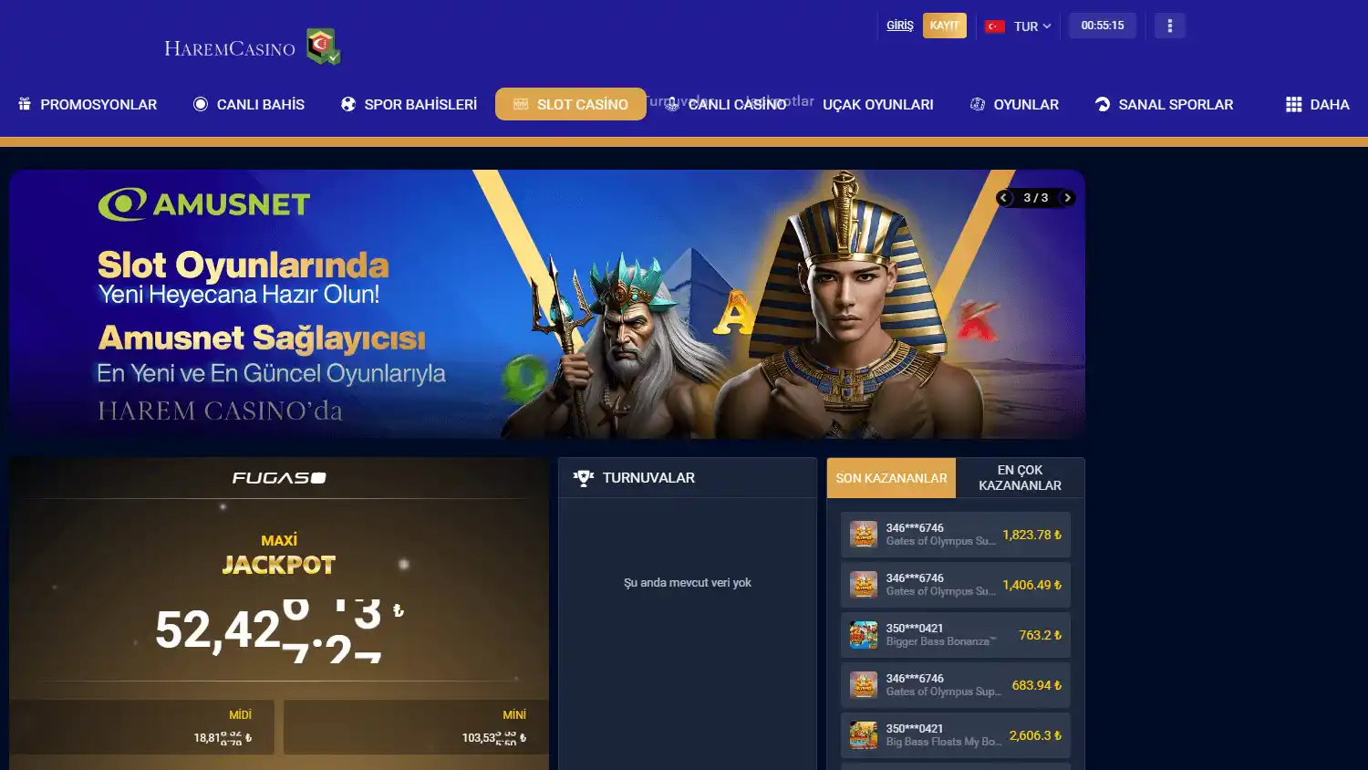 Harem Casino screenshot 2