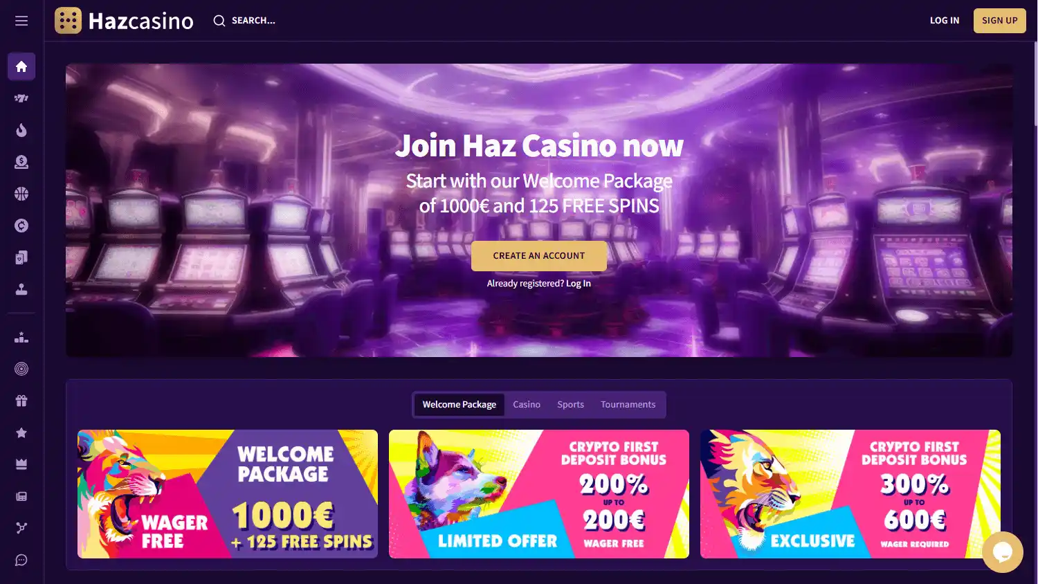 Haz Casino screenshot 1
