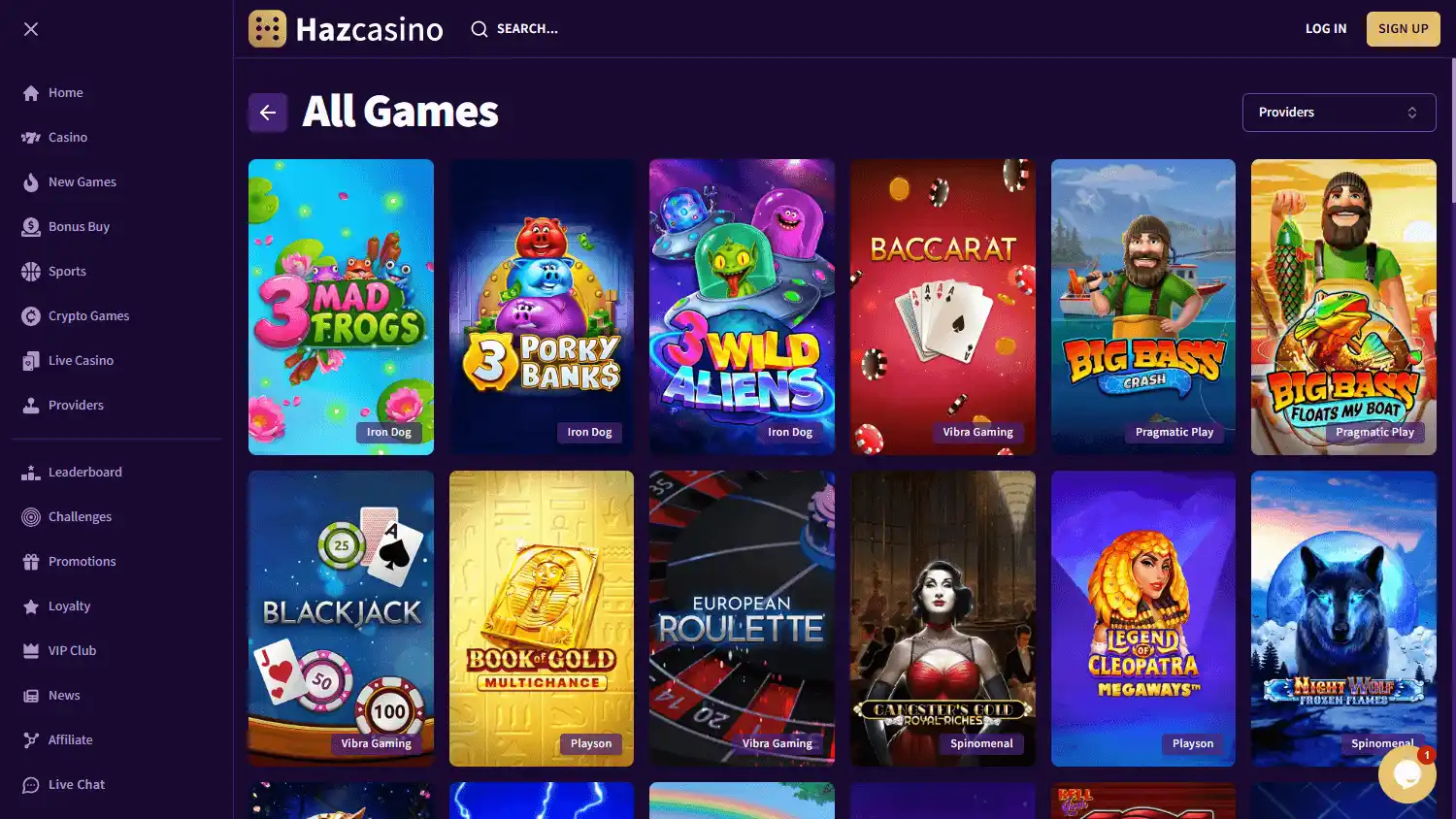 Haz Casino screenshot 2
