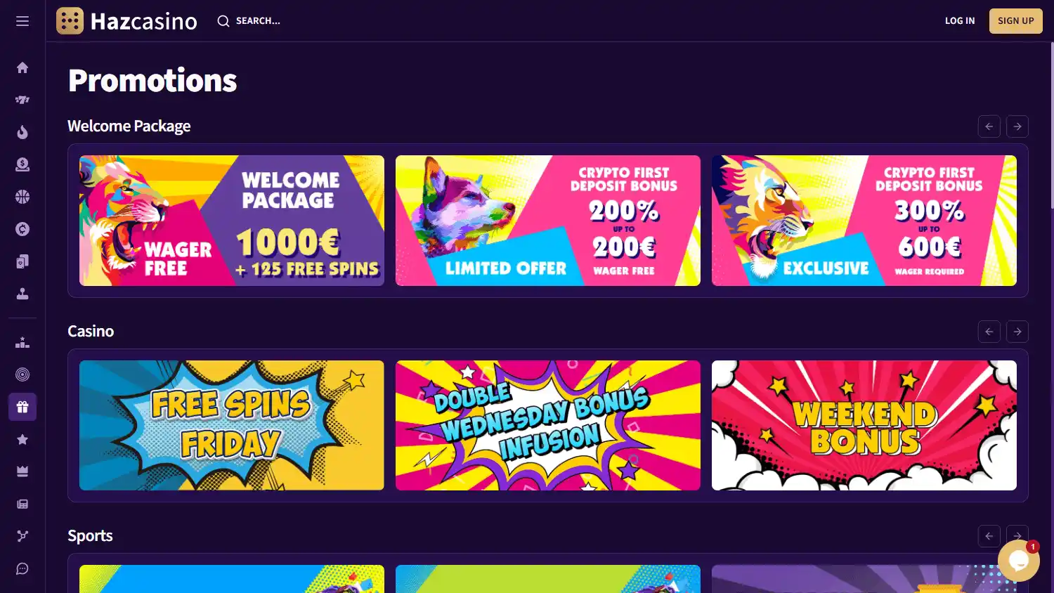 Haz Casino screenshot 3
