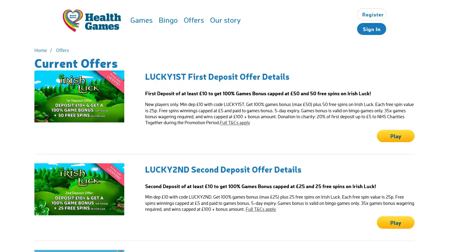Health Games Casino screenshot 1