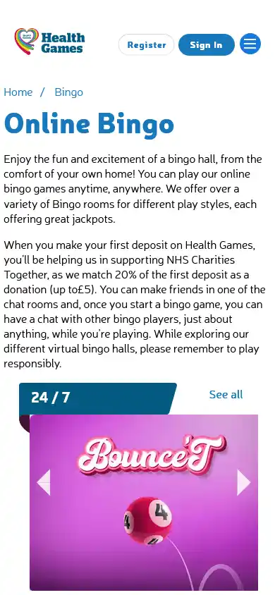 Health Games Casino screenshot 2