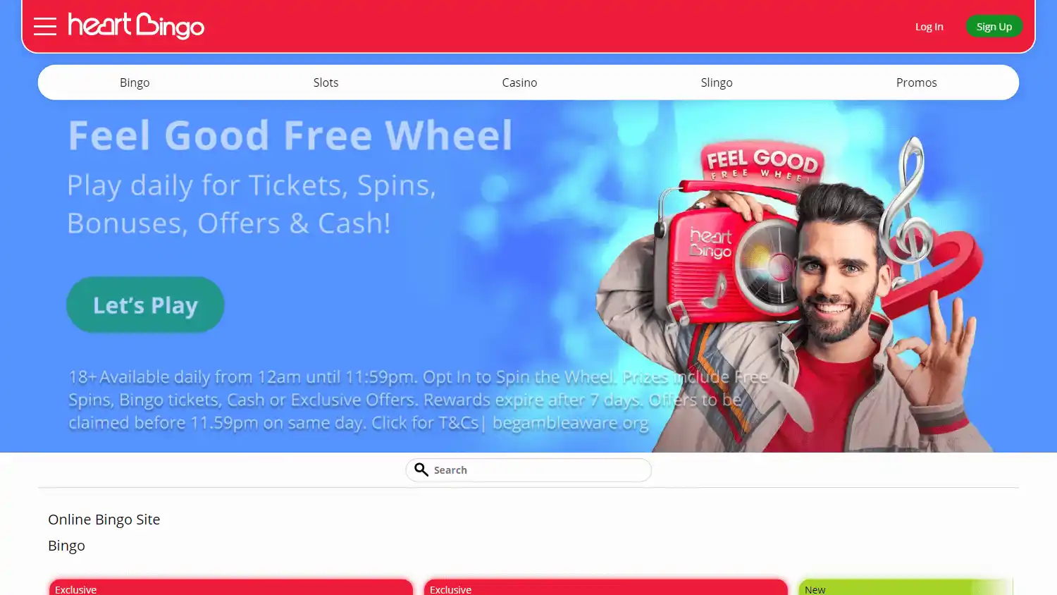 Heart Bingo Casino screenshot 1