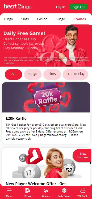 Heart Bingo Casino screenshot 6