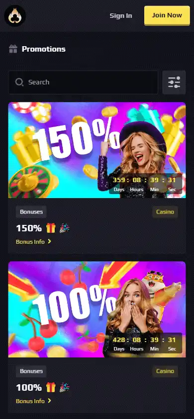 Heats Casino screenshot 6