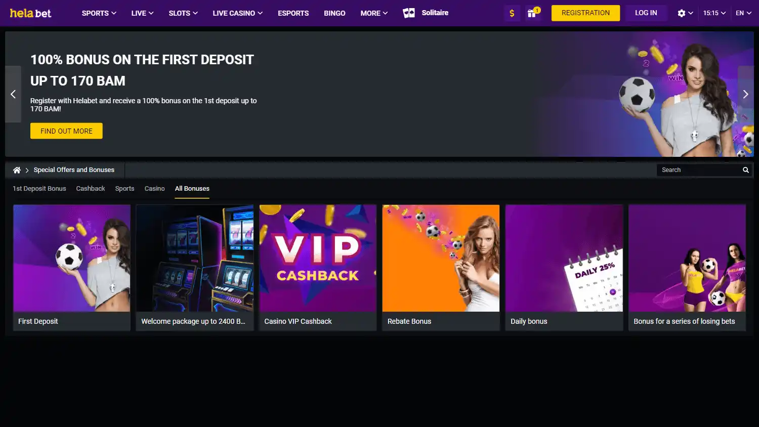 Helabet Casino screenshot 4