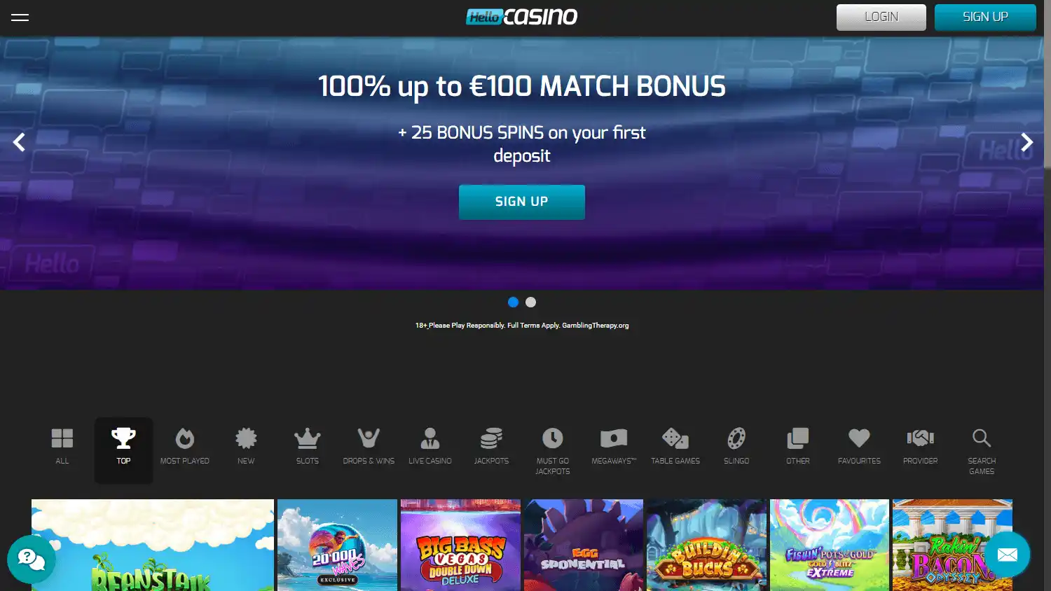 Hello Casino screenshot 1