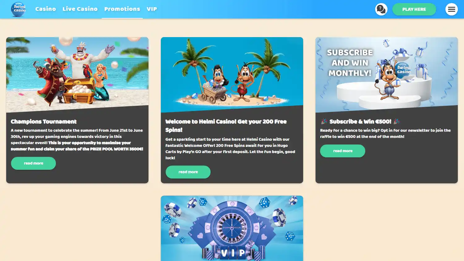 Helmi Casino screenshot 3