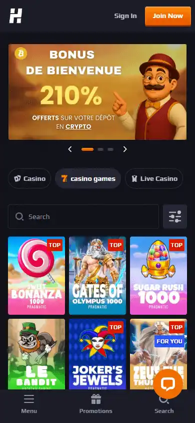 Herake Casino screenshot 5
