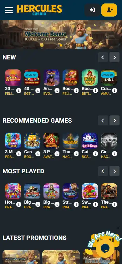 Hercules Casino screenshot 4