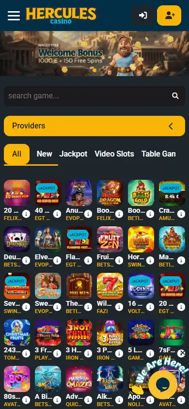 Hercules Casino screenshot 5
