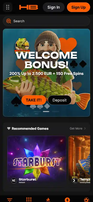 Hertzbetz Casino screenshot 4