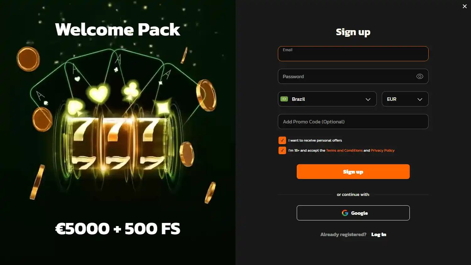Hidden Jack Casino screenshot 3