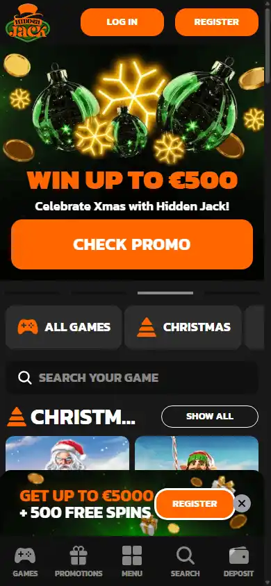 Hidden Jack Casino screenshot 4