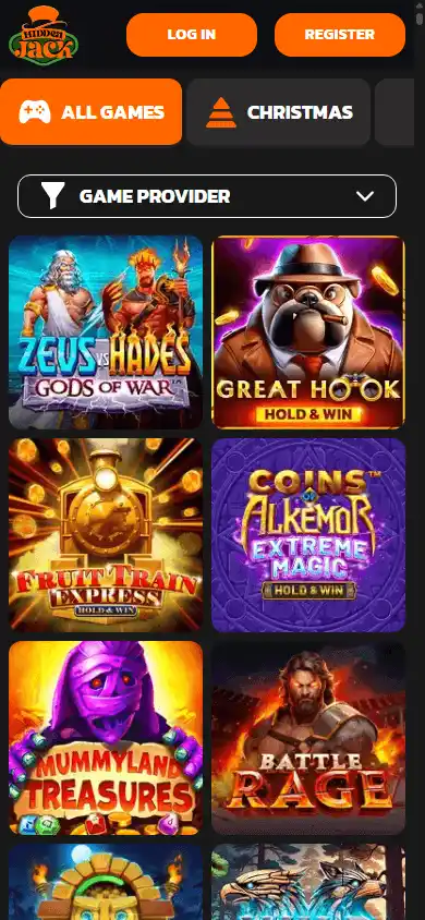Hidden Jack Casino screenshot 5