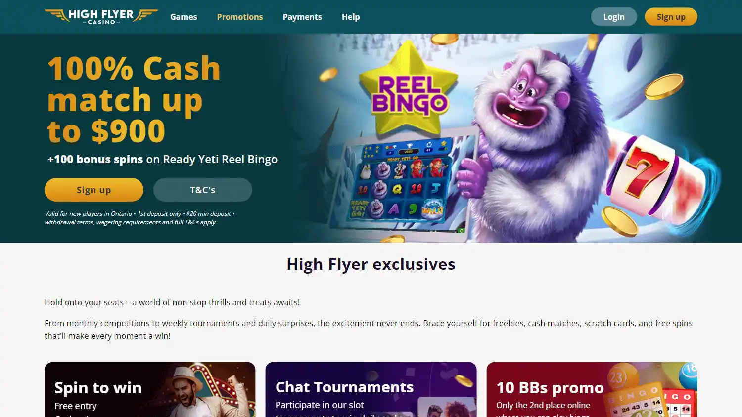 High Flyer Casino screenshot 2