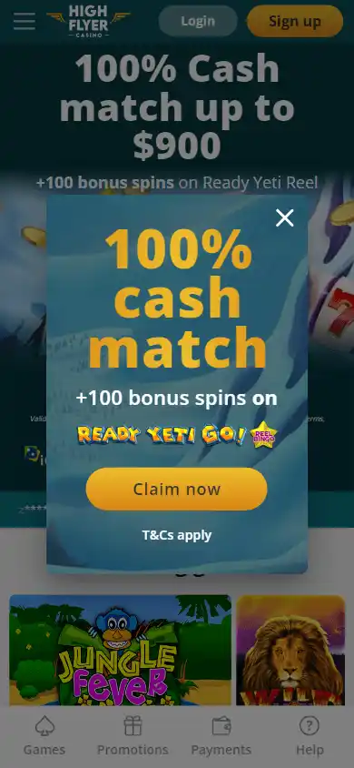 High Flyer Casino screenshot 3