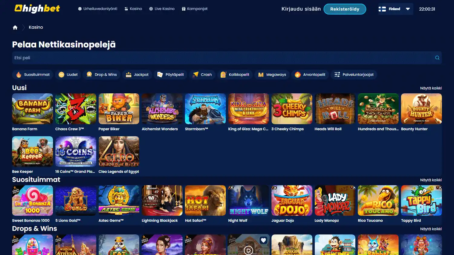 highbet Casino screenshot 2