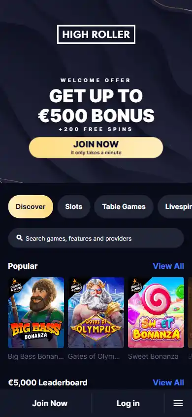 Highroller Casino screenshot 5