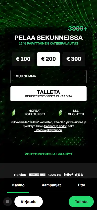 Hillo Casino screenshot 4