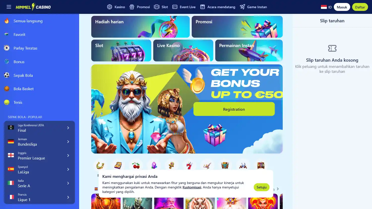 Himmel Casino screenshot 1