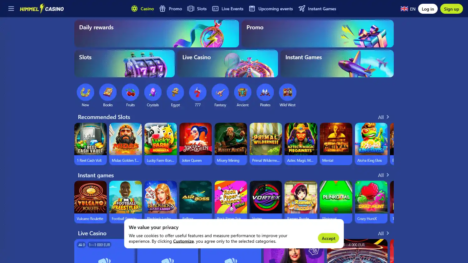 Himmel Casino screenshot 2