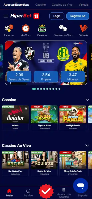 HiperBet Casino screenshot 4