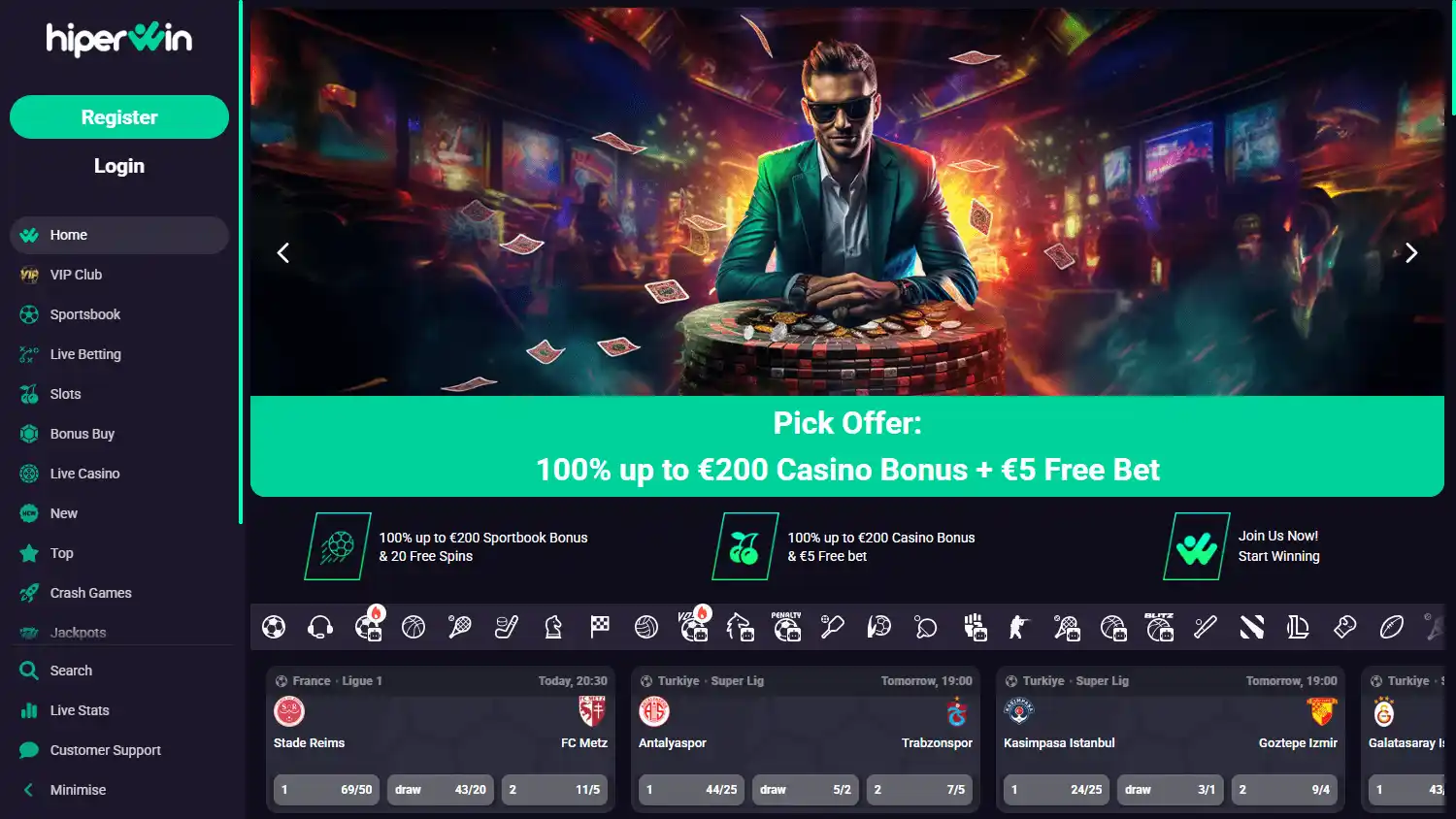 Hiperwin Casino screenshot 1