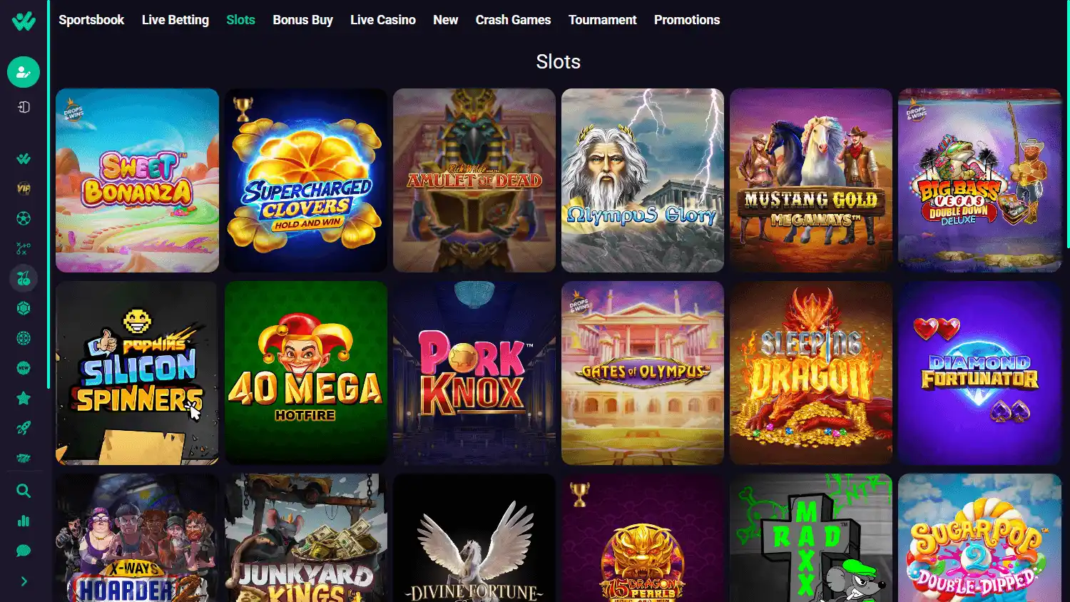 Hiperwin Casino screenshot 2